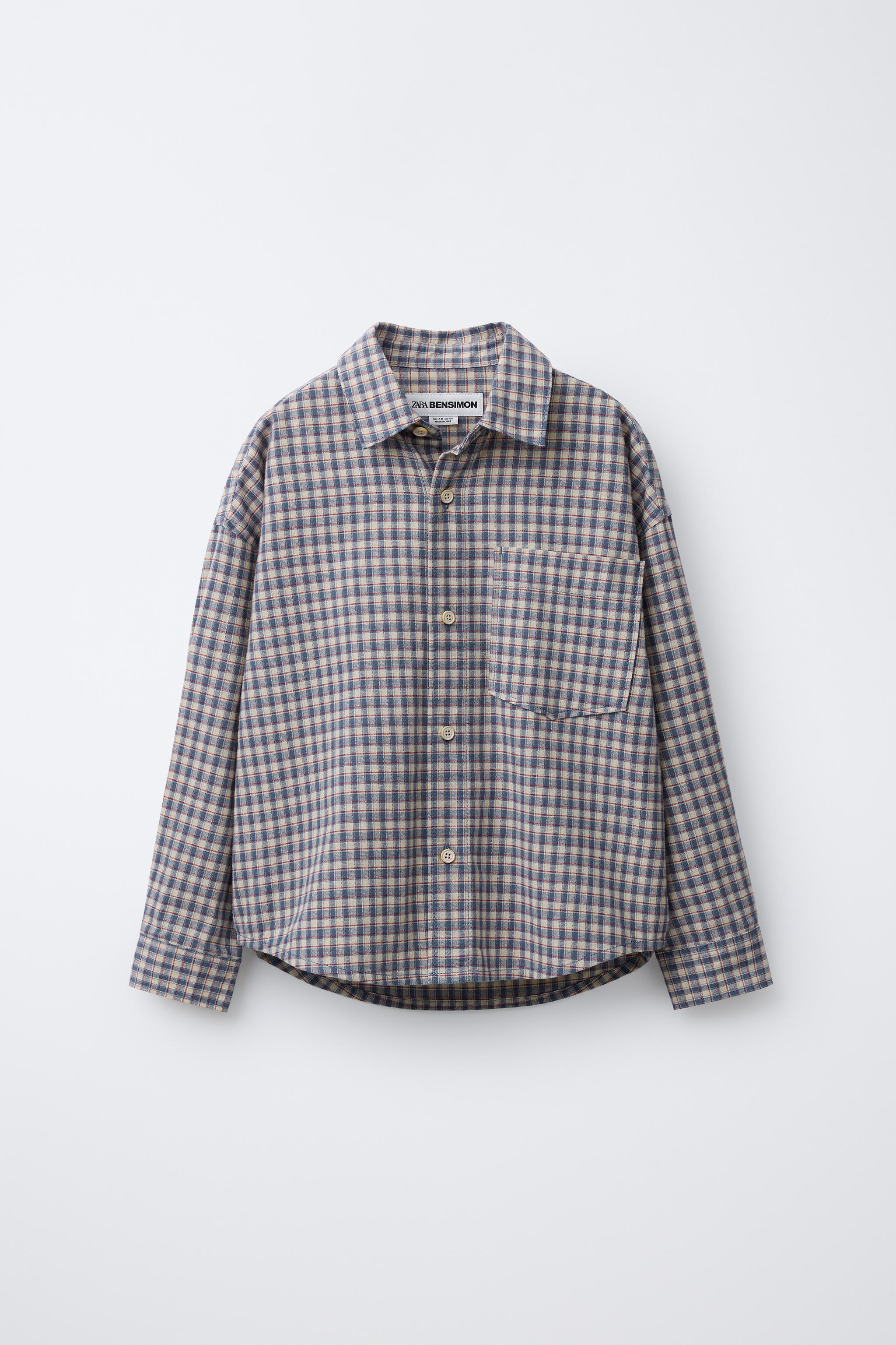 PLAID SHIRT BENSIMON ® X ZARA